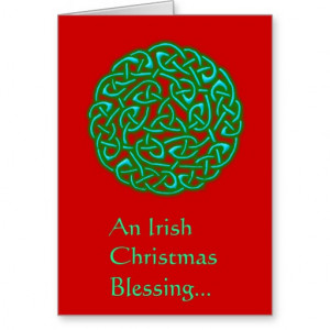 an_irish_christmas_blessing_christmas_card ...