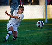 Soccer Photos - Ali Riley - Riley playing for New Zealand in May 2011