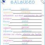 Related to balbuceo - Diccionario Inglés-Español WordReference.com