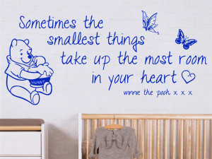 ... -Pooh-Kids-Nursery-Wall-Quote-Decal-Sticker-Girl-Boy-Bedroom-Transfer