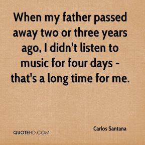 quote when my father passed away two or three years Birthday Quotes ...