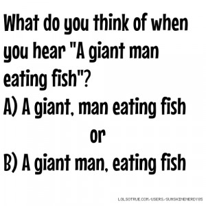 ... eating fish