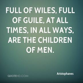 At All Times In Ways Are The Children Of Men Aristophanes