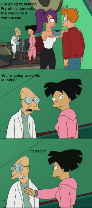 Funny photos funny Futurama professor slap