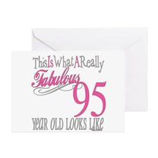 95th Birthday Gifts Greeting Card for