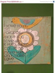 ... Quotes, Art 20, Painting On Canvas, Bird Art, Mothers Theresa Quotes