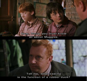 Don't you just love Mr. Weasley?