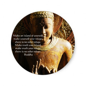 Zen Buddhist Quote, Saying and Words of Wisdom Classic Round Sticker