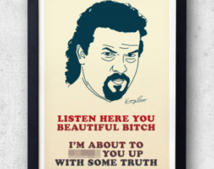 Kenny Powers Poster! Eastbound & Down Quote Print, Danny Mcbride, Will ...