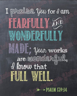 ... Printable Fearfully and Wonderfully by FinleyJaeDesigns, $7.00