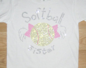 Softball sister tshirt Toddler foot ball shirt Pink football T shirt ...