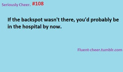 Cheerleading. Cheer quotes. Back spots.: Cheerleading Coach, Cheer ...