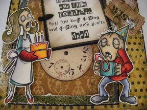18) Pics In Our Database For - Zombie Birthday Card Sayings...