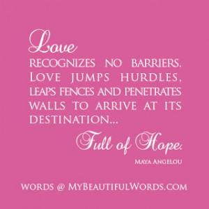 Maya Angelou Poems About Love