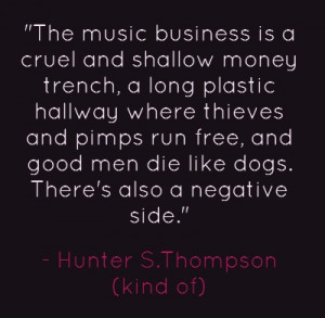 One of the best and most misused ‘quotes’ about the music industry ...