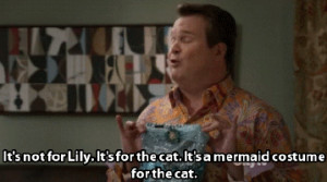 ... quote, quote # modern family # modern family gif # phil quote # quote