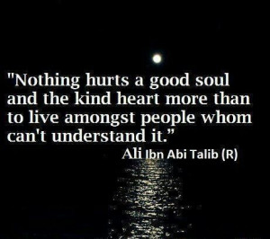 Nothing hurts a good soul...