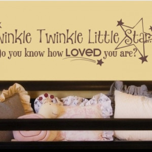 Nursery quote for above a crib