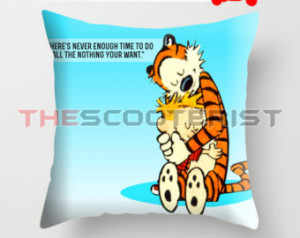 Calvin And Hobbes quote - Pillow Cover 18
