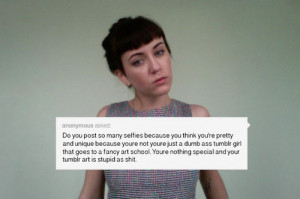 Powerful Selfies Project Reveals Just How Much Tumblr Hates Women