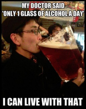 glass of alcohol