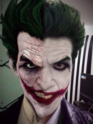 Arkham Origins Joker Cosplay Preview Comparison by AlexWorks