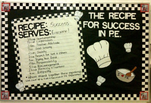 The Recipe for Success in P.E. Image