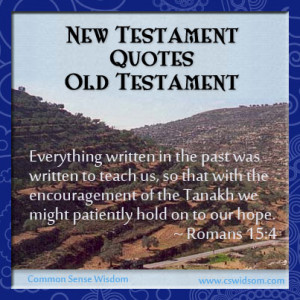 The New Testament Quoting the Old Testament}
