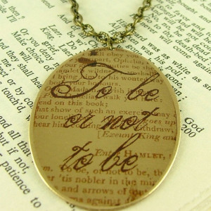 Shakespeare's Hamlet To Be Or Not To Be Old by JezebelCharms, $35.00