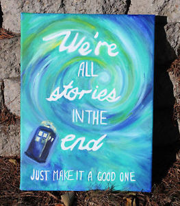 ... -Doctor-Who-Tardis-vortex-inspirational-quote-painting-12-x-16