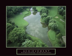 Golf Course Motivational Poster Inspirational Art Print Collections ...