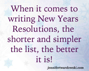 Click to Tweet: When it comes to writing New Year's resolutions, the ...