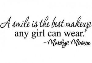 Smile Is The Best makeup Any