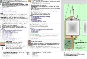 ... with an emphasis on low maintenance and drainage correction