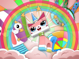 Filme - The Lego Movie Unikitty Katze Einhorn Lego Princess Regenbogen ...