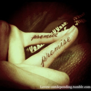 Pinky promise tattoo | to remind me of the greatest thing I ever let ...