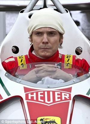 Daniel Bruhl who stars as Niki Lauda in the new film Rush. Baz ...