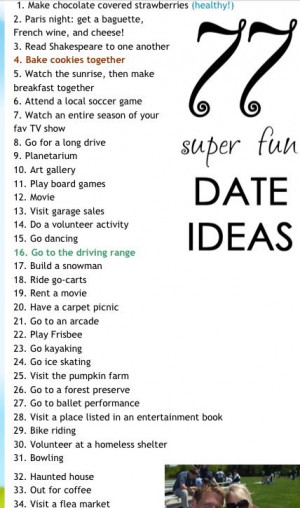 Cute Date Ideas Tumblr Cute date ideas i like 1, 4,