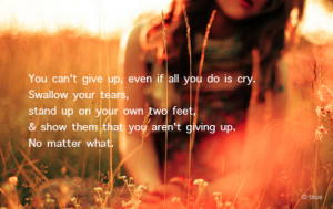 You can’t give up | Motivational Quote