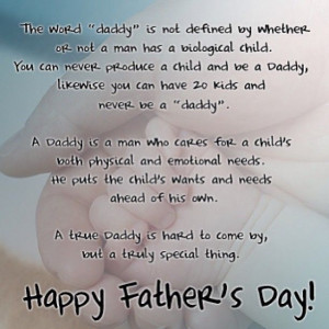 Happy Father's day! My dad was not my biological dad or even my ...