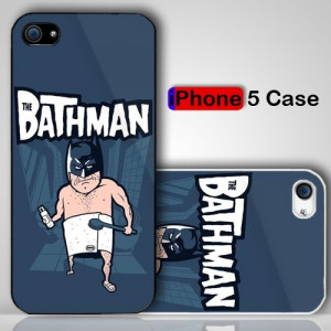The Batman Funny Wide Custom iPhone 5 Case Cover