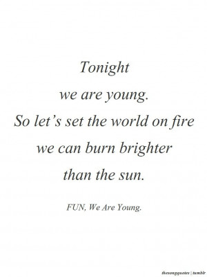 Fun, We Are Young, Some Nights (album)