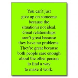 RECIPE FOR SUCCESSFUL RELATIONSHIPS QUOTE EXPRESSI POSTCARD