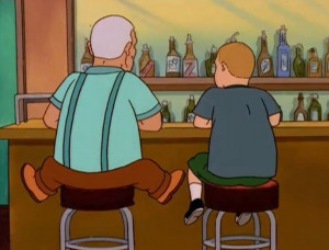 Cotton and Bobby. 'King of the Hill'