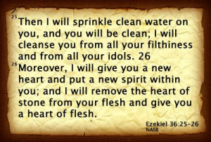 Ezekiel 36 25-26