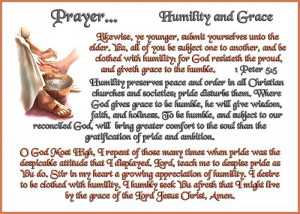 Prayer - Humility and Grace