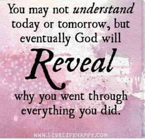 God will reveal ...