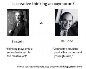 Is creative thinking an oxymoron?