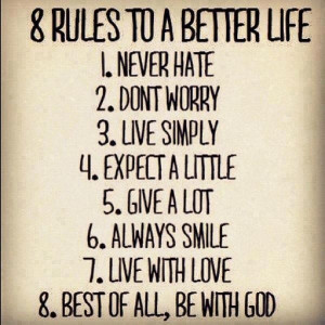 Rules to Live By