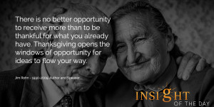 inspirational daily quote: There is no better opportunity to receive ...